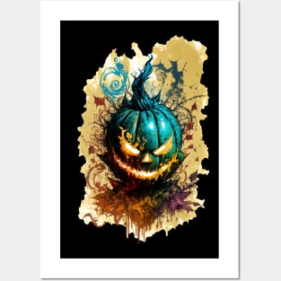 Evil Pumpkin Posters and Art